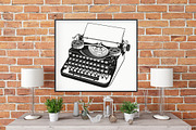 Vintage Typewriter SVG Cut Files., an Object Graphic by Doodle Cloud Studio (Thumbnail 2 of 8)