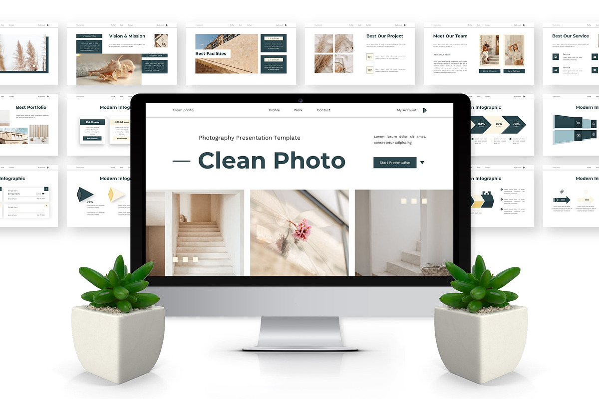 Clean Photo - Photography Powerpoint, a Presentation Template by Deepslide Studio (Photo 2 of 6)