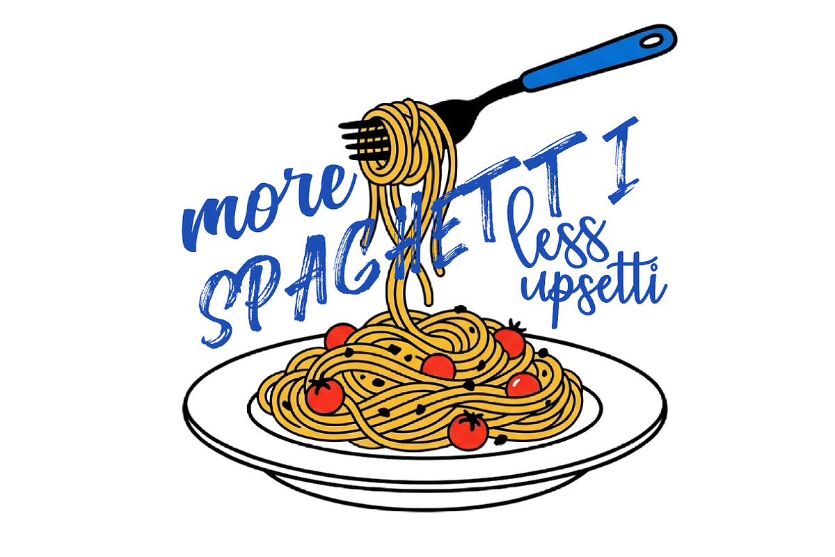 Funny Spaghetti Quote PNG, an Illustration by Canvas Craft (Photo 1 of 6)