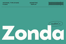 Zonda | Wide Geometric Sans