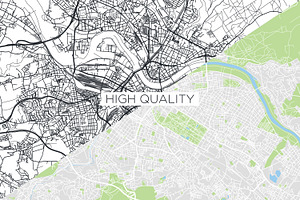 5 Maps Of Germany Cities Set 2