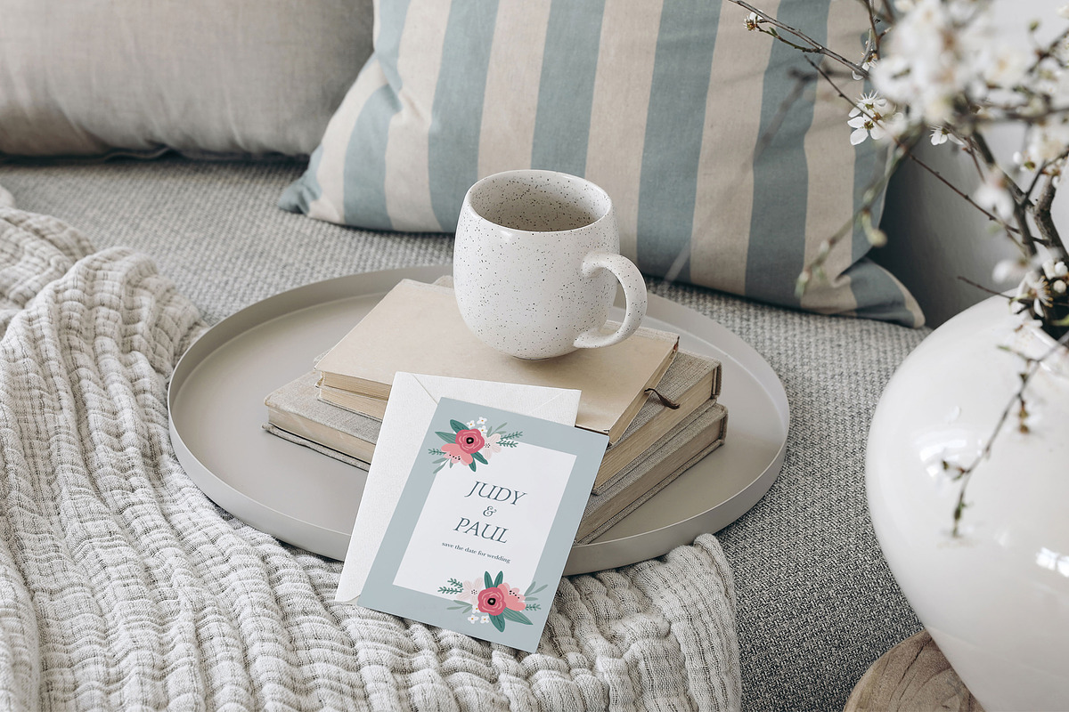 Spring picture frames & card mockups, an Advertising Mockup by Tabita's shop (Photo 3 of 9)