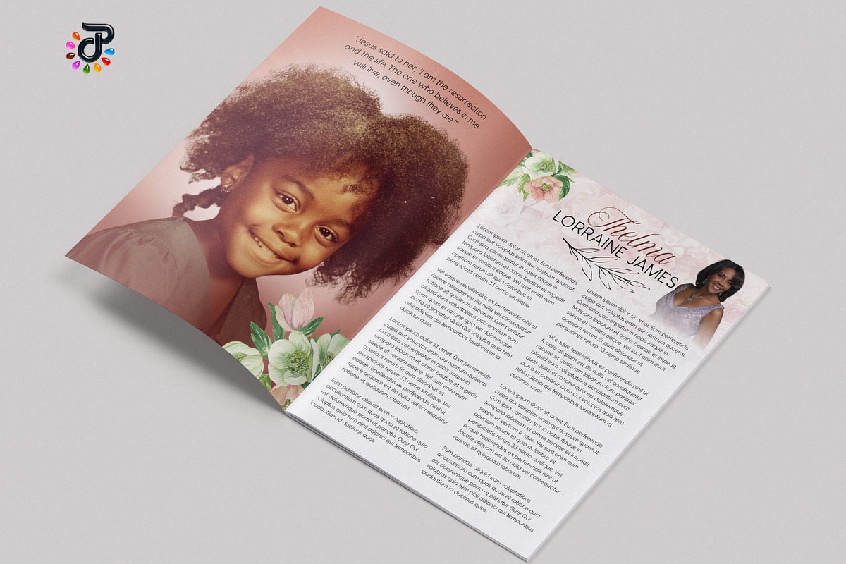 Elegant Canva Obituary Template, a Brochure Template by Protech Design ENT (Photo 6 of 9)