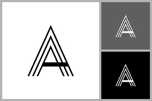 Letter A Monogram Symbol, a Branding & Logo Template by quadrazo