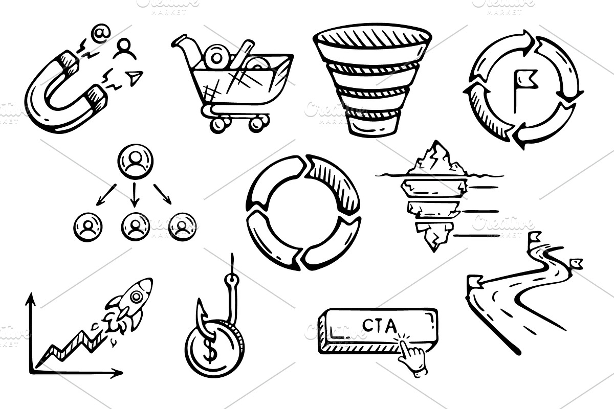 Business Process Management Icon Set, an Object Graphic by Design by Irihaha (Photo 4 of 4)