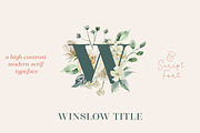 Winslow Title Complete Family, a Serif Font by Kimmy Design (Thumbnail 15 of 15)