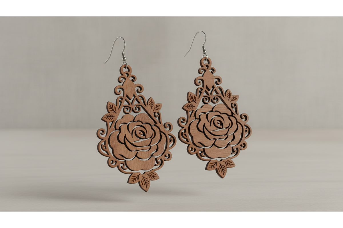 Laser Floral Jewelry Files, a Graphic by musafir_fashion (Photo 2 of 11)