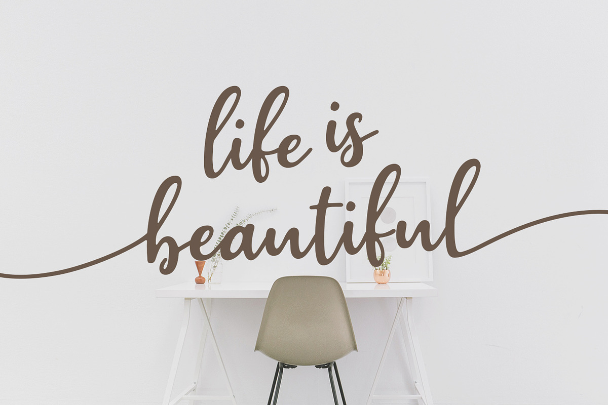 Dear Someone Script Font preview 4