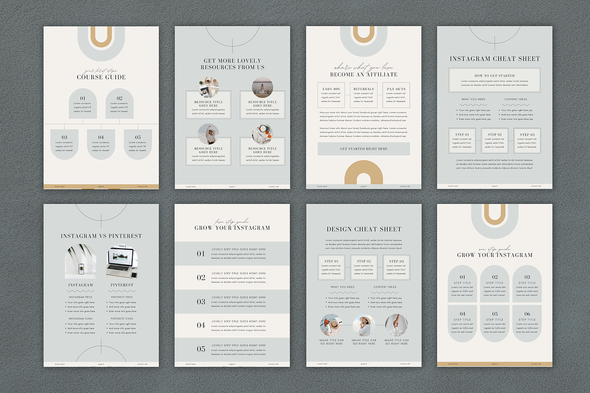 Digital Product Creator Canva Bundle, a Magazine Template by Studio Soluna (Photo 30 of 33)