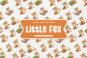 Playful Little Fox Cute Character, an Animal Illustration by Gohsantosa (Thumbnail 2 of 4)