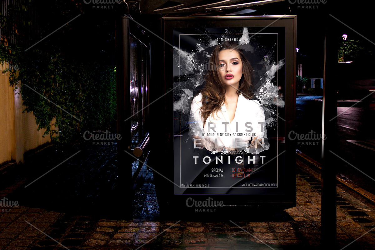 Artist Dj Flyer, a Flyer Template by Basez Flyers (Photo 3 of 4)