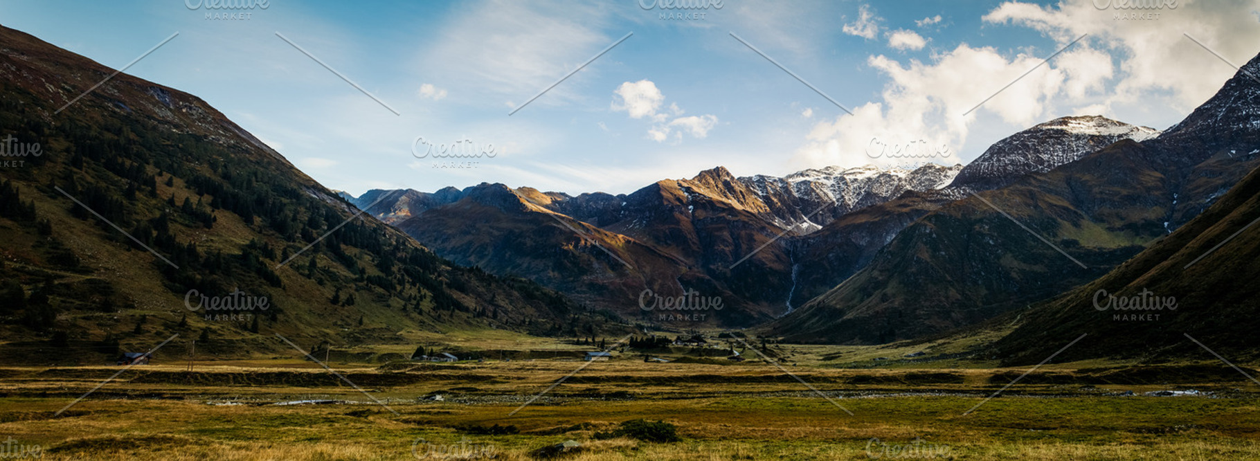 The Valley Stock Photo Containing Valley And Mountains