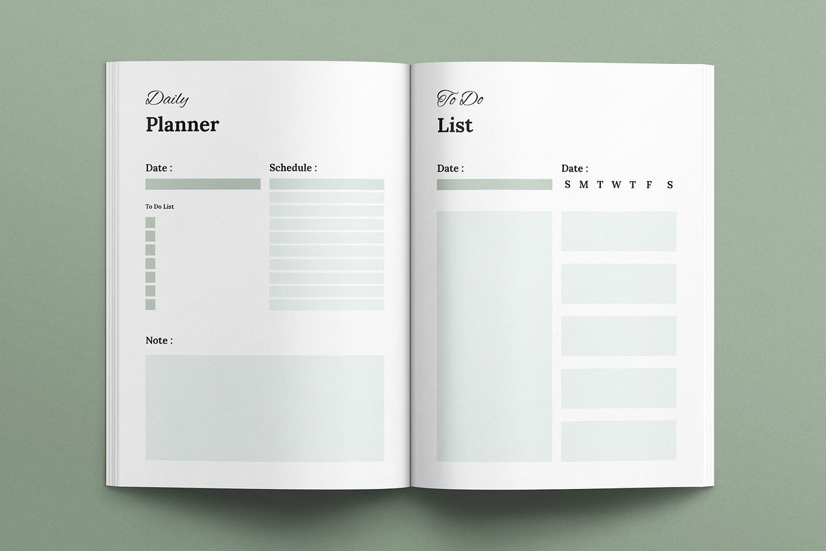 Planner Template, a Brochure Template by E-Type (Photo 2 of 7)