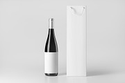 Wine Bottle and Bag Mockup, a Packaging Mockup by My Mockup (Thumbnail 3 of 7)