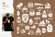 Wilderness & Camping graphic set, an Object Graphic by VerAna (Thumbnail 12 of 24)