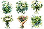 Saint Patrick’s Day Bouquet Clipart, an Illustration by Daily.Designs (Thumbnail 7 of 8)