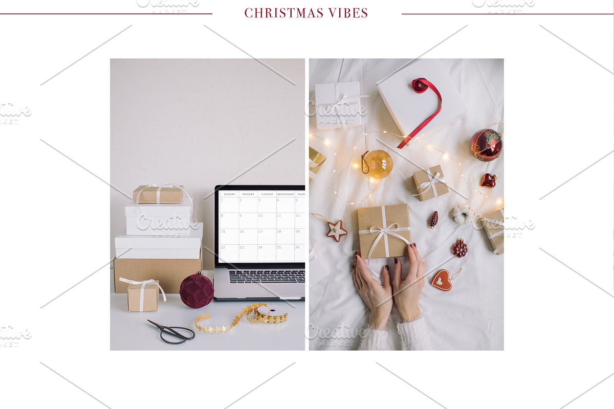 Christmas Vibes#1 | 24 Styled Photos, a Holiday Photo by Nina Stock Photos (Photo 12 of 12)