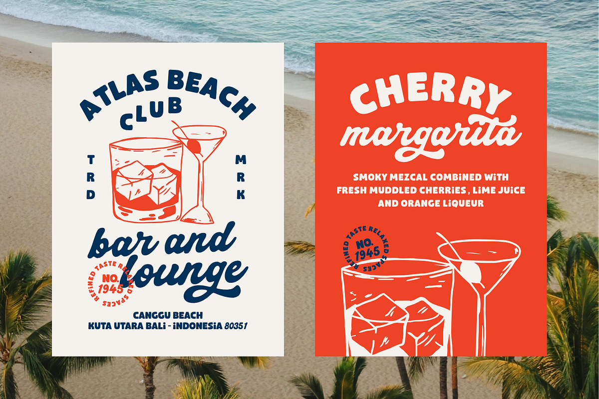 Tropical Sunlight - Mix Retro Font, a Sans Serif Font by Keithzo (Photo 2 of 11)