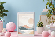 Boho Abstract Landscape Wallpaper, a Graphic by Kalindiprints (Thumbnail 3 of 5)