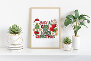 Just A Girl Who Loves Christmas PNG, an Illustration by Craft Nest (Thumbnail 4 of 6)