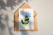 Cute flowers with kawaii faces set, a Decorative Illustration by Good Studio (Thumbnail 5 of 5)