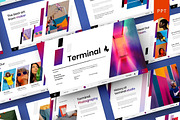 Terminal – Business PowerPoint, a Presentation Template by Dens Creative Studio (Thumbnail 1 of 6)