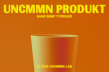 Uncmmn Produkt - 6 style Sans Serif