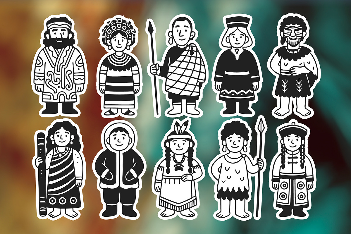 World’s Indigenous Peoples Graphics, a Person Illustration by Ckybe's Corner (Photo 10 of 10)