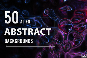 50 Alien Abstract Backgrounds