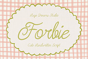 Forbie – Handwriting Script Font, a Script Font by Huge Dream Studio (Thumbnail 1 of 9)