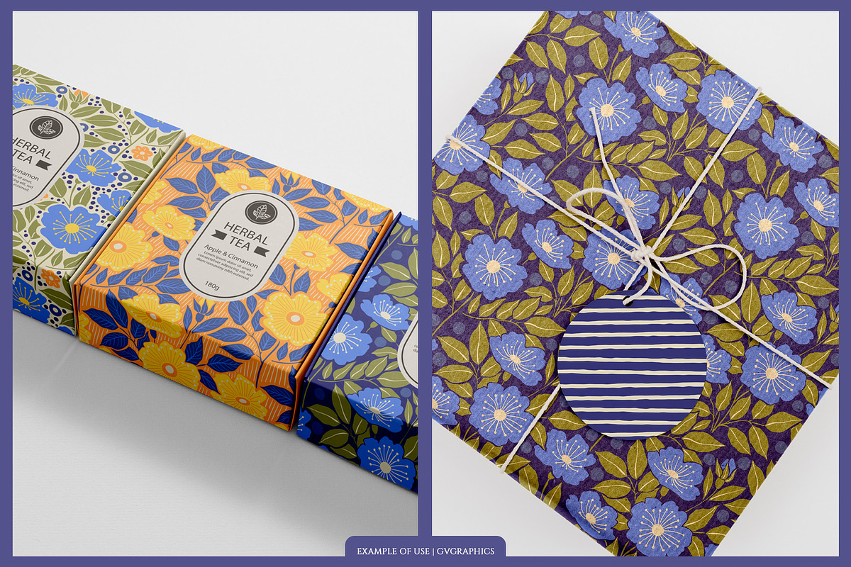 Ataraxia Patterns + Bonus Stickers, a Pattern Graphic by GVGraphics (Photo 6 of 10)