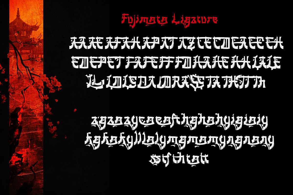 Fujimoto - Japanese Font, a Font by TypeClassHeroes (Photo 10 of 10)
