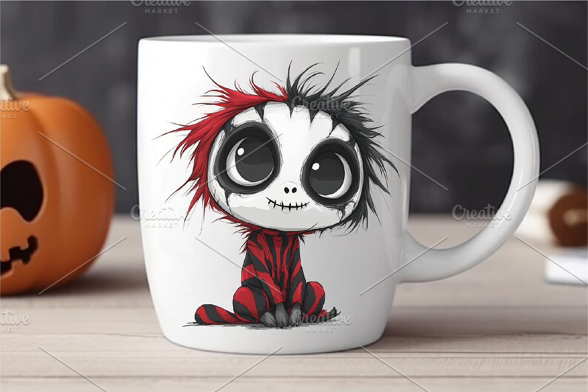 Halloween cartoon Beetlejuice., a Person Illustration by KENO Mascots (Photo 4 of 10)