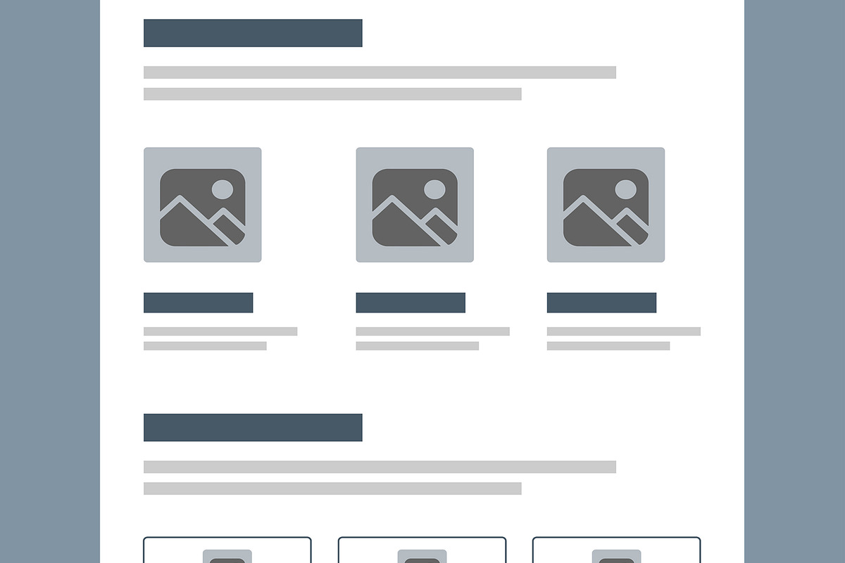 Modern Wireframe Kit for UI UX, a Wireframe Template by MightyDesign (Photo 3 of 9)