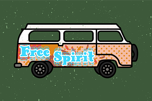 Kombi Spirit - A Groovy Funky Serif