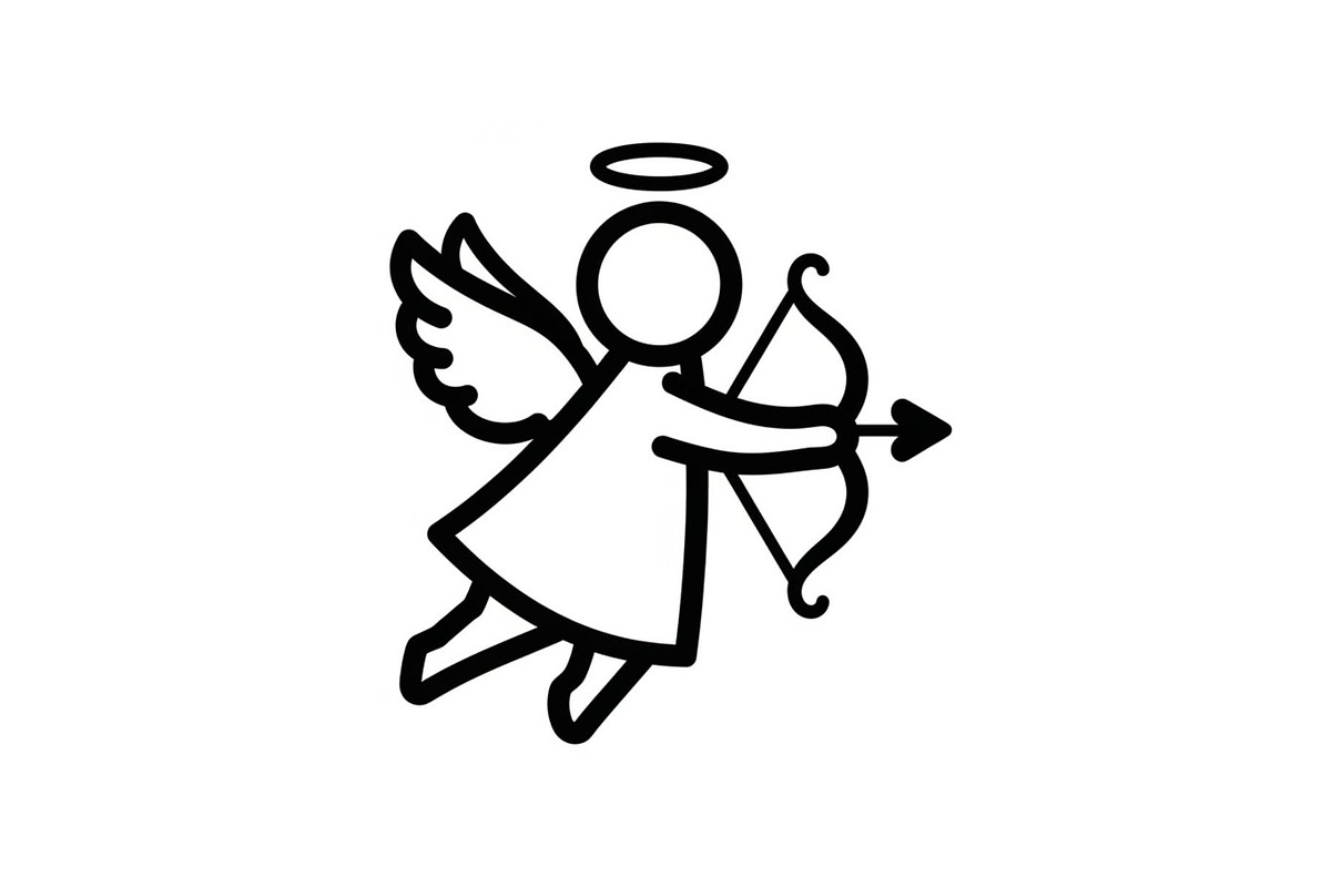 Cupid Angel Valentine Vector Bundle, an Illustration by jahid234 (Photo 11 of 47)