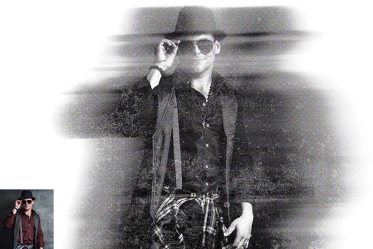 Cinematic Halftone Motion FX, an Action Add-On by Studio Retouch (Photo 9 of 13)