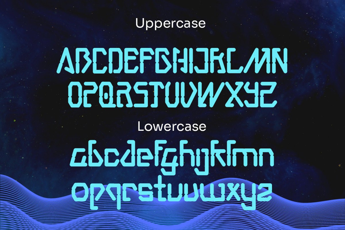 Maoxiew - Futuristic Font, a Handwritten Font by Dhabee (Photo 2 of 12)