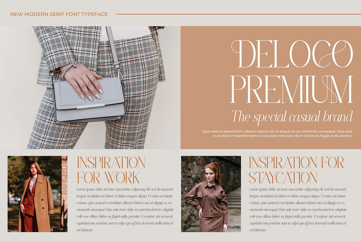 Ficoria || Modern Serif Font, a Serif Font by Idea Studio (Photo 4 of 10)