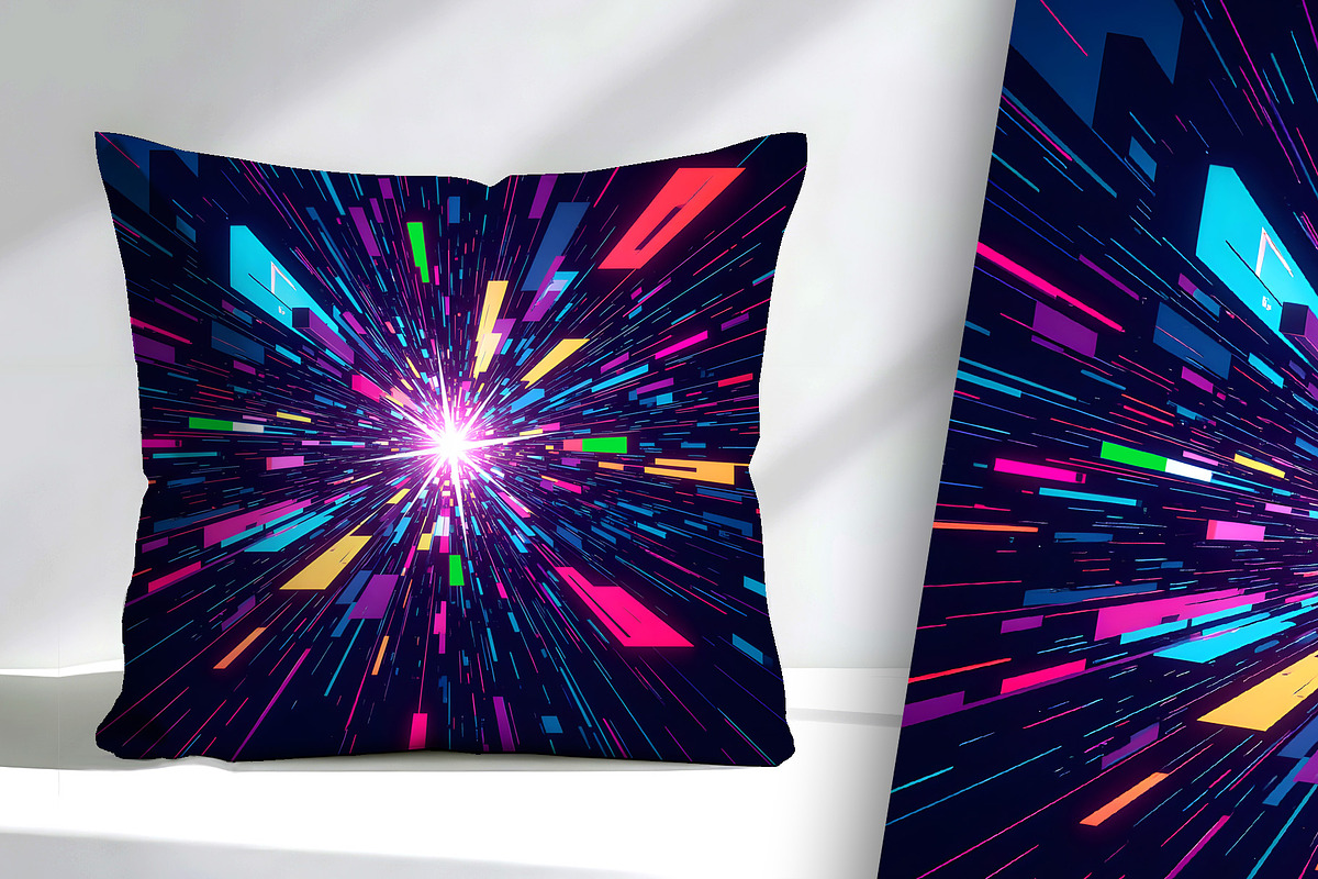 Glitch Design Eternal Space, a Decorative Illustration by Sharon Schwalbe (Photo 5 of 5)