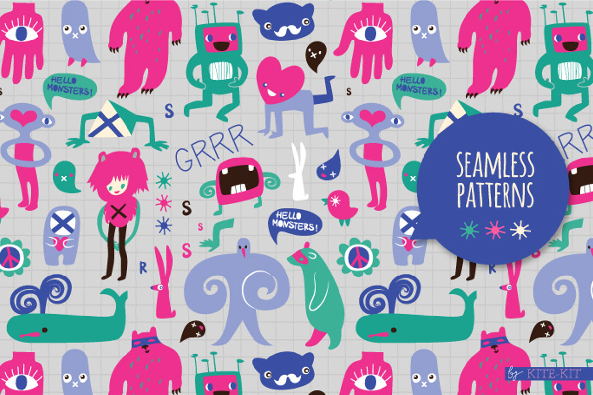 Monsters, Freaks & other characters, an Illustration by kite-kit (Photo 4 of 4)
