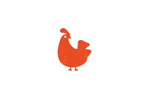 Unique Chicken Logo