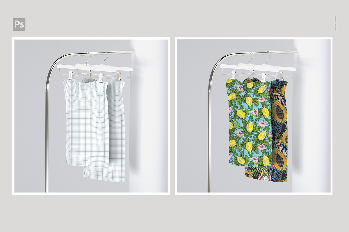 Fabric Mockup Set, a Product Mockup by Irena Matiash shop (Photo 3 of 6)