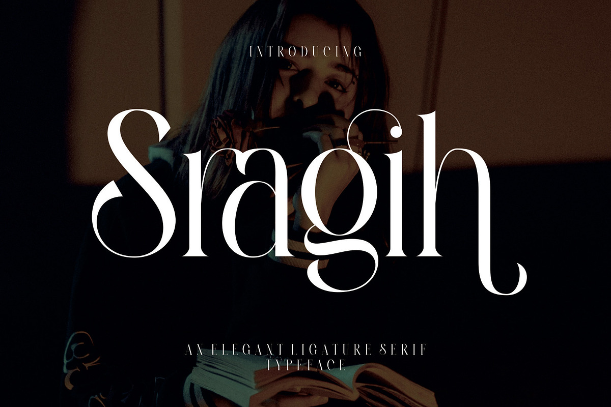 Sragih Elegant Ligature Serif, a Serif Font by Alfinart (Photo 1 of 8)