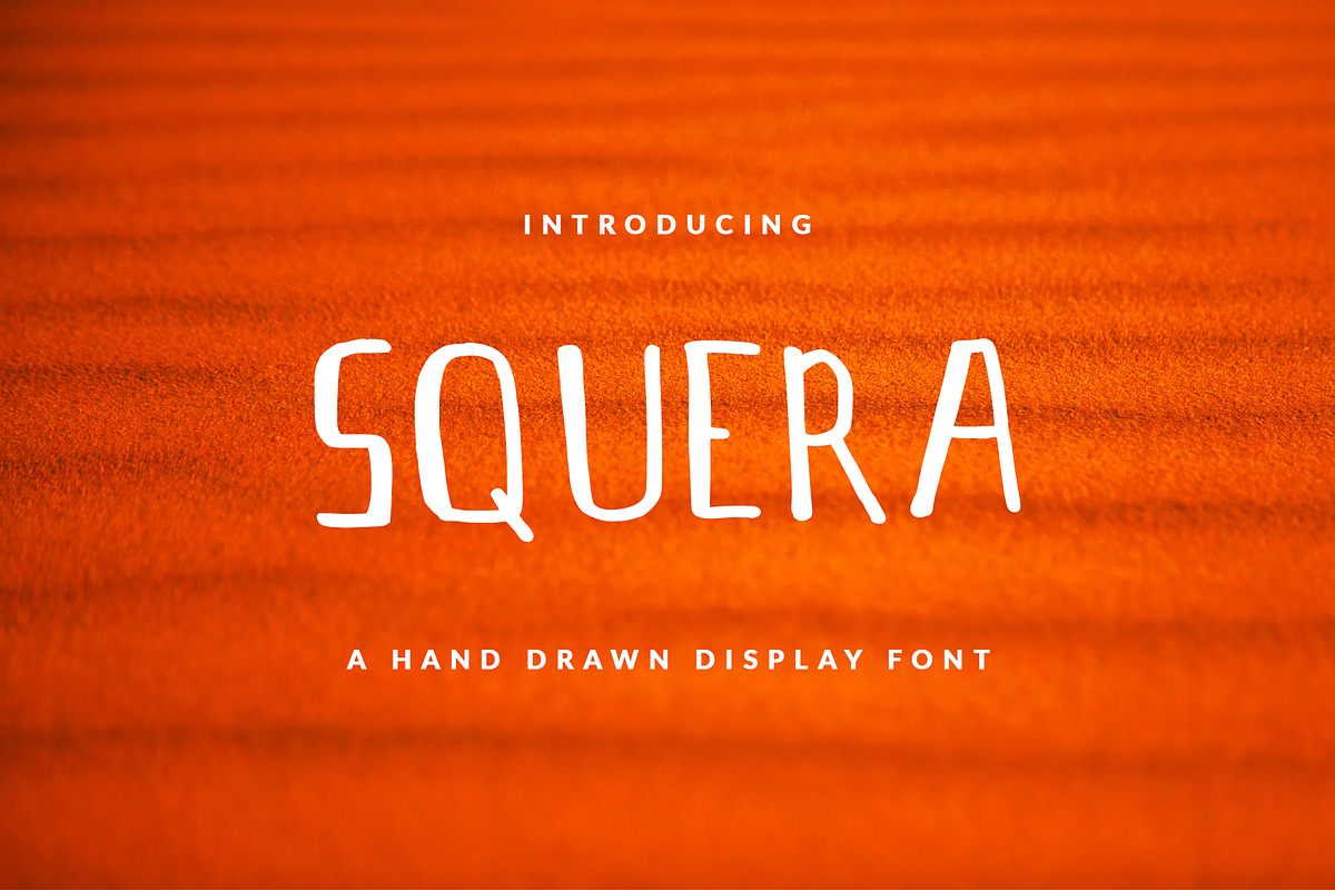 SQUERA Font For Header & Book Text