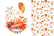 Oktoberfest banner set, a Food Illustration by Cattleya (Thumbnail 3 of 5)