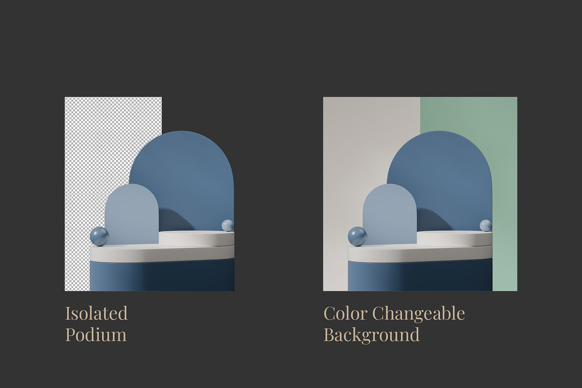 5 Podium with Transparent Background, a Background Graphic by faustudio (Photo 2 of 7)