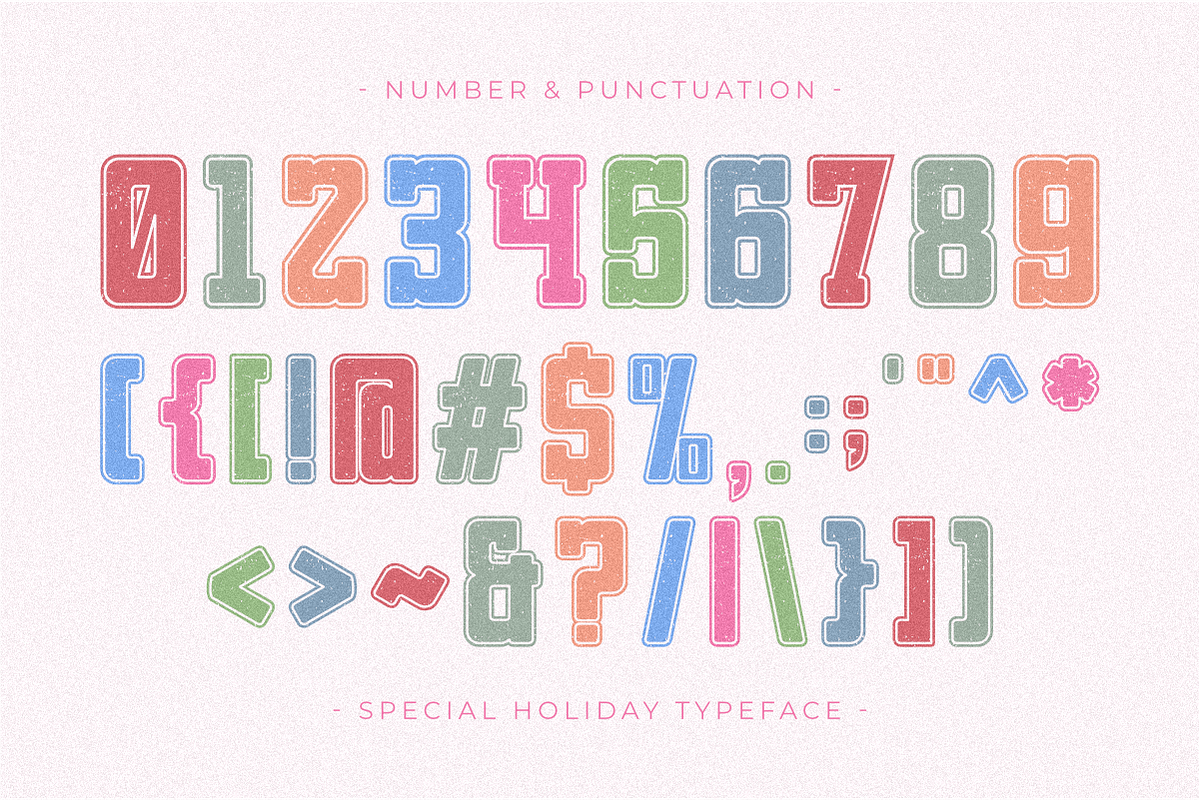 Special Holiday - Display Slab Serif, a Slab Serif Font by Pian45 Studio (Photo 8 of 8)