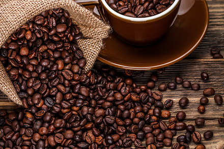Coffee beans containing bowl, bean, and wooden preview 6