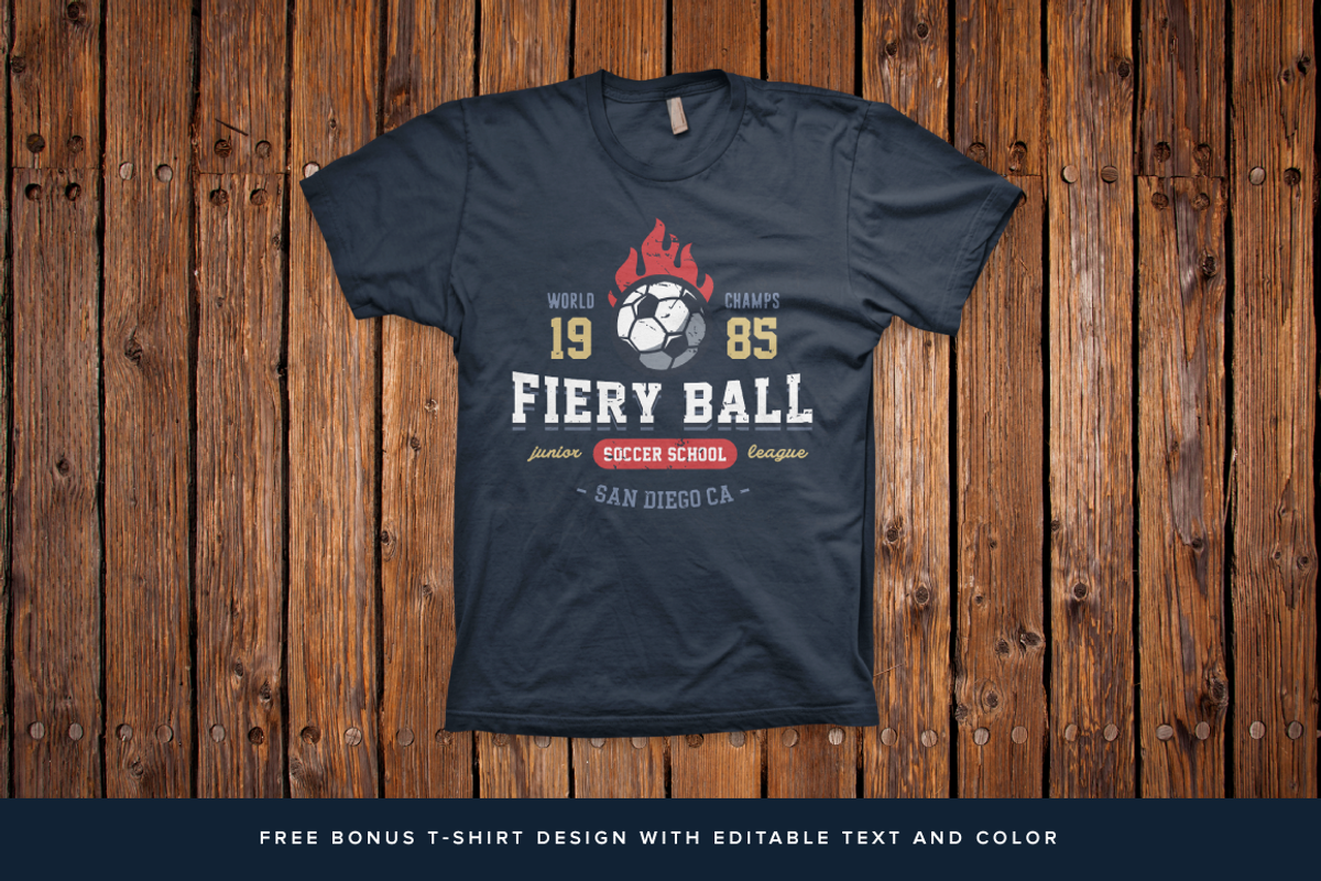 Sports Logos Soccer Football Edition, a Branding & Logo Template by Tortugastudios (Photo 5 of 5)